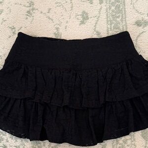 whitefox ruffle lace skirt